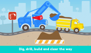 超级卡车卡尔 道路工程: 挖掘，钻孔，搭建 screenshot 10