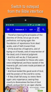 Offline Bible- Bible Notebook screenshot 1