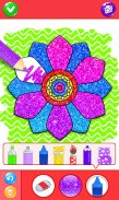 Glitter Flowers Coloring Book screenshot 0