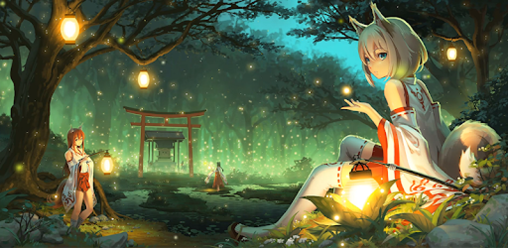 Anime Fan Wallpaper of Miko Fox - APK Download for Android