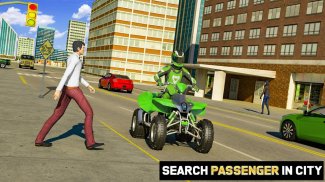 ATV Bike City Taxi Cab Simulator screenshot 3