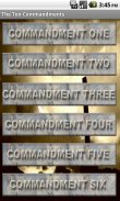 The Bible Ten Commandments KJV screenshot 0