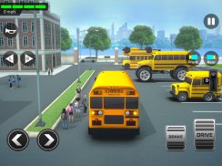 Super High School Bus Simulateur & jeu de voiture screenshot 3