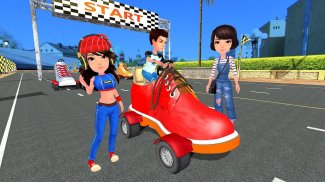 Crazy Fun Race 3D Super Hero Team Racing screenshot 6