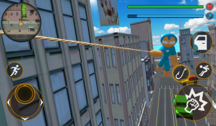 Iron Stickman Hero Rope Crime Vegas Mafia screenshot 5