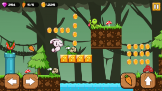 Bunny’s World - Jungle Bunny run screenshot 2