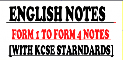 English Notes Form 1- Form 4