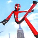 Stickman Rope Hero Rescue Game