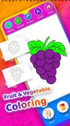 Fruits & Vegetable Coloring Book Game screenshot 5