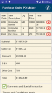 Invoice & Purchase Order Maker screenshot 5