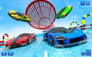 Water Surfing Car Stunt Games: Car Racing Games screenshot 1