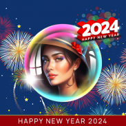 Happy New Year 2024 PhotoFrame screenshot 2