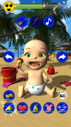 saya bayi: Babsy di Pantai 3D screenshot 4