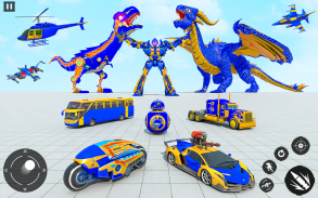Police Dino Robot Car Games screenshot 5