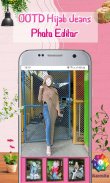 OOTD Hijab jeans Photo Editor screenshot 5