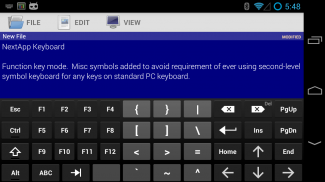 Technical Keyboard screenshot 1