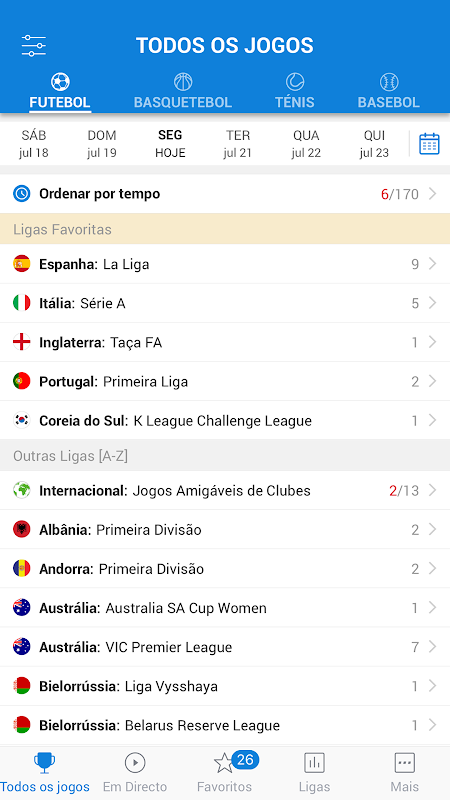 Baixar Playscores Resultados Ao Vivo recente 3.4.1-19 Android APK