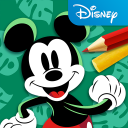 Monde de coloriage Disney Icon