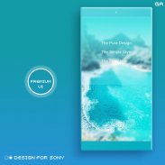 COLOR™ Theme | Premium Cyan 🎨Design For XPERIA screenshot 2