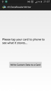 NFC Data Reader/Writer screenshot 1