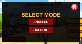 Train Road Crossy 3D Railroad screenshot 2