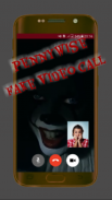 Pennywise Fake Voice & Video Call Horror Clowns screenshot 1