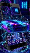 Neon Sports Car Themes HD Wallpapers screenshot 1