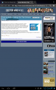 Doctor Who WhoNews Lite screenshot 6