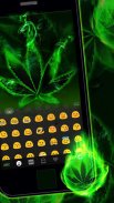 Rasta Weed Keyboard Theme screenshot 2