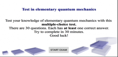 Physics Test Quantum Mechanics