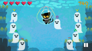 Momo Cat Halloween - Sea Magic screenshot 1