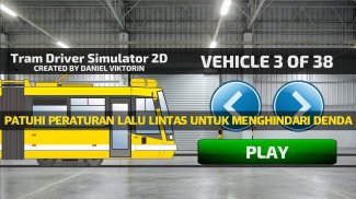 Tram Driver Simulator 2D - simulator trem screenshot 3