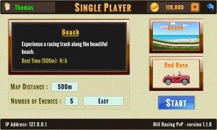 Hill Racing PvP - Multiplayer screenshot 1