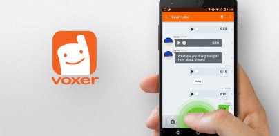 Voxer تخاطب اسلكي اضغط لتتحدث