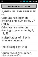 Maths Tricks Tips Patterns screenshot 1