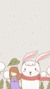 Dandelion Rabbit LiveWallpaper screenshot 2