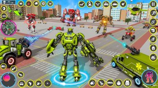 Ambulance Robot Transform Game screenshot 0