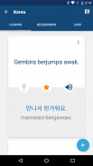 Belajar bahasa Korea - Buku Frasa | Penterjemah screenshot 2