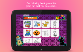 Livro para colorir Halloween screenshot 8