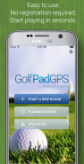 Golf GPS Rangefinder: Golf Pad screenshot 1