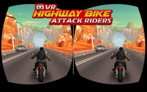 VR Highway Bike Attack Riders screenshot 2