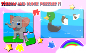 Kids Jigsaw Puzzle Animals  : Paw Little Bee screenshot 1