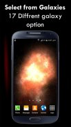 3D Galaxy live Wallpaper screenshot 2