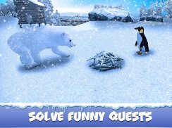 Penguin Family: Polar Bird Survival Simulator screenshot 4