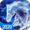 Crystal Horse Live Wallpaper Icon