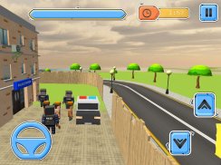 Blocky Vegas Suç Simülatörü: Mahkum Survival Bus screenshot 7