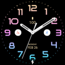 Summer Analog Watch Face Icon