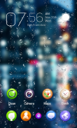 Drop Rain Parallax Go Launcher Theme screenshot 2