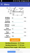 Sheet Bending Calculator screenshot 2