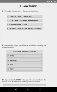 Basic Algebraic Expression screenshot 3